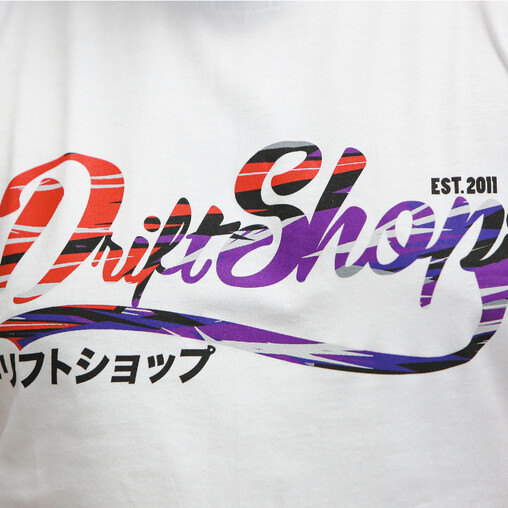 T-Shirt DriftShop Vintage - Blanc - Homme